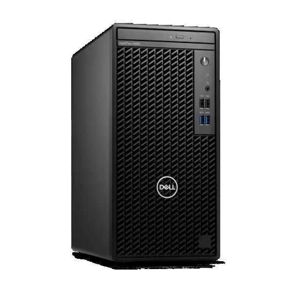 Dell OptiPlex 3000 Tower: i5-12500, 256GB SSD, Ubuntu, DVD±RW
